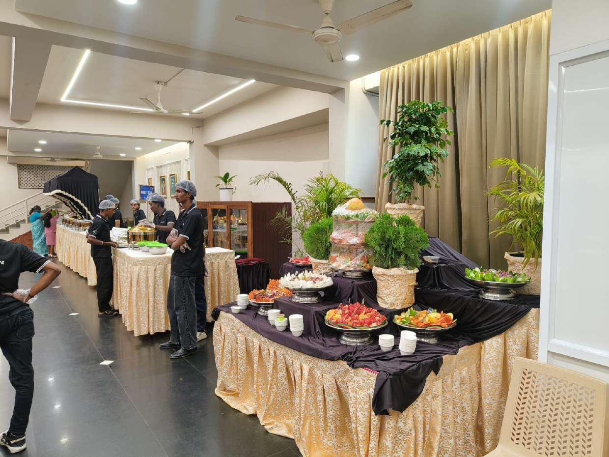 Atmosphere inside the auditorium