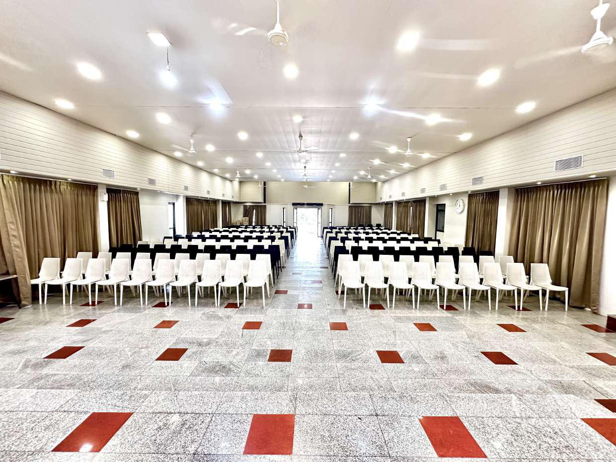 Reception area at Krishnakripa Auditorium